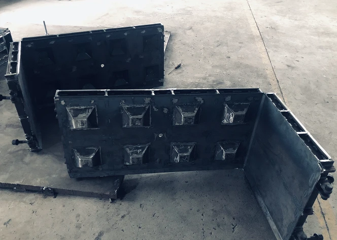 Large Concrete Block Moulds factory